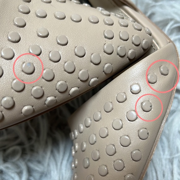 Sz 6 ⭐️ French Connection d’orsay heels — beige and studded - Picture 8 of 10